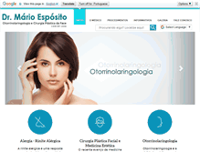 Tablet Screenshot of drmarioesposito.com.br